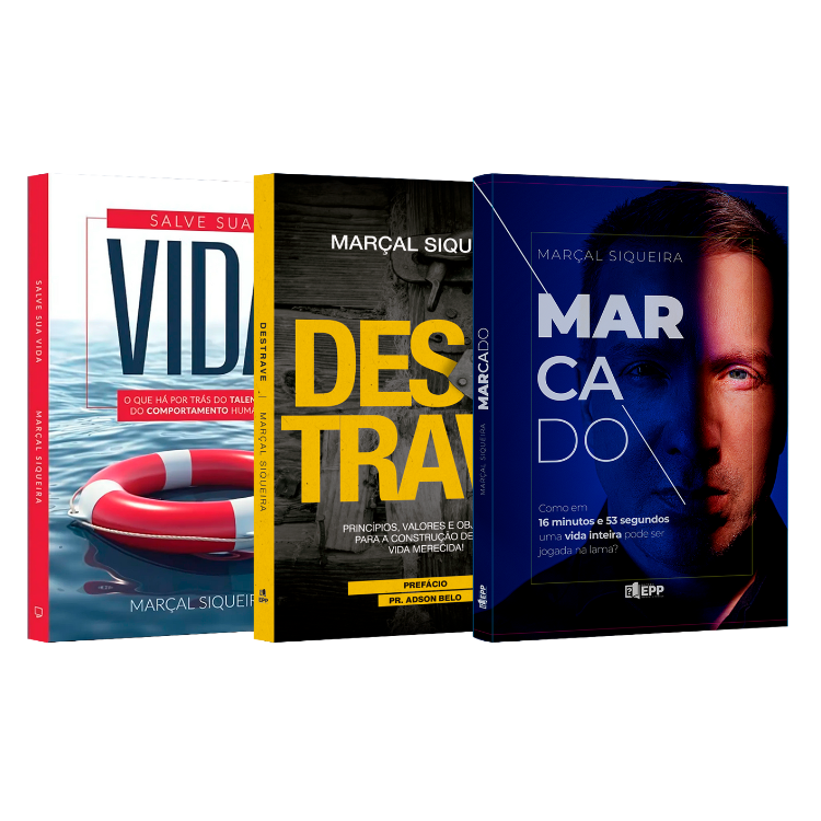 Kit 3 Livros - Marçal Siqueira (esgotado)